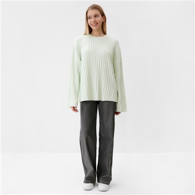 Джемпер вязаный женский MINAKU:Knitwear collection цвет фисташковый, р-р 50-52