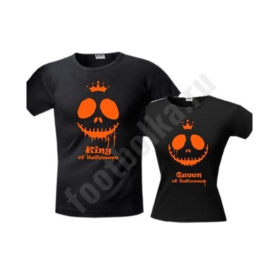 Футболка "King of Halloween" светится в УФ