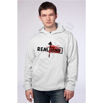Толстовка мужская "Real man"