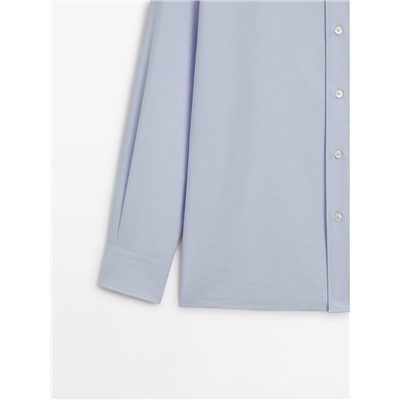 Camisa oxford algodón soft wash regular fit