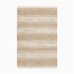 Ковер Этель Stripes 60*90см, 50%хлопок/ 50% джут, 1550 гр/м2