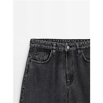 Jeans tiro alto wide leg