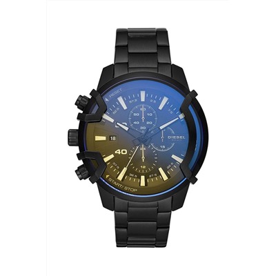 Reloj de cuarzo de acero - Cronógrafo - Negro