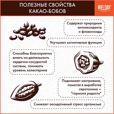 Шоколад порционный WELDAY (ВЭЛДЭЙ) "Тёмный 47%", 800 г (160 плиток по 5 г), пакет, 622407