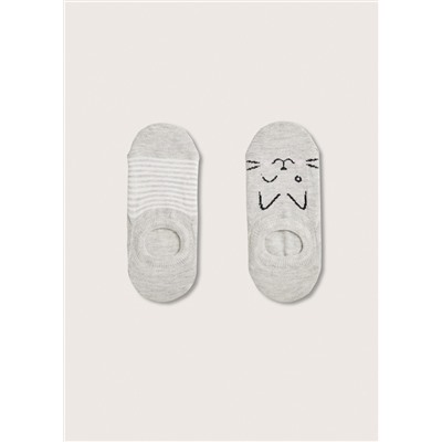 Pack 2 calcetines estampados -  Niña | MANGO OUTLET España