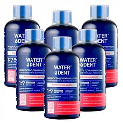 Набор жидкостей для ирригатора Waterdent Укрепление дёсен, 6 шт