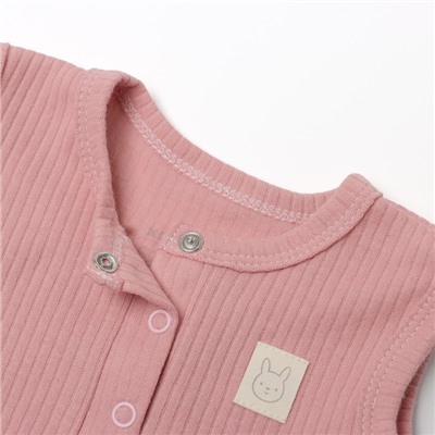 Боди Крошка Я BASIC LINE, рост 68-74 см, розовый