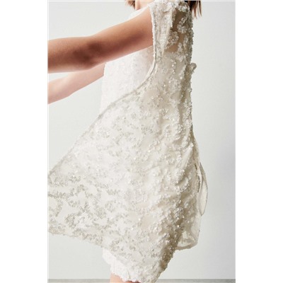 VESTIDO CAPA LENTEJUELAS