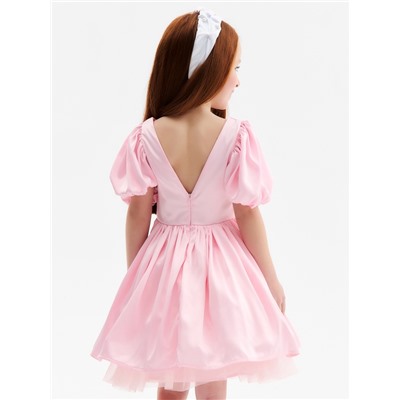 Платье нарядное детское MINAKU: PartyDress, розовое, рост 116 см