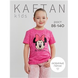 Футболка Minnie, Минни Маус, рост 110-116, розовый