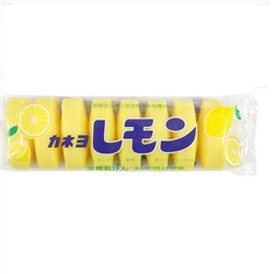KANEYO Душистое туалетное мыло "Kaneyo Lemon" с маслом лимона (для лица и тела) / кусок 45 г х 8 шт. / 36