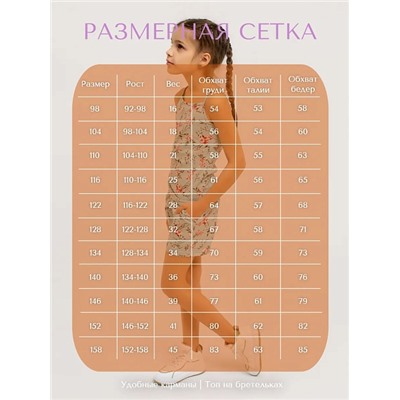 Детский костюм "Миланика" / Голубой арт. дк170г