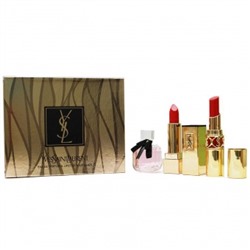 Подарочный набор Yves Saint Laurent Eau De Parfum & Lipstic & Lip Glaze