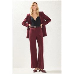 Burgundy Wide Leg/Wide PaCa ткацкие штаны Twoaw25pl00113