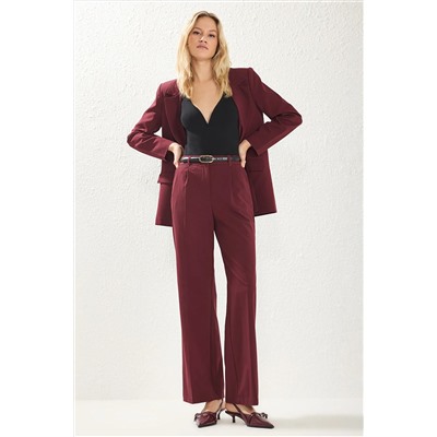 Burgundy Wide Leg/Wide PaCa ткацкие штаны Twoaw25pl00113