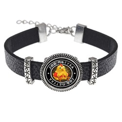 BSK2-0108 Кожаный браслет Восточный гороскоп - год Петуха