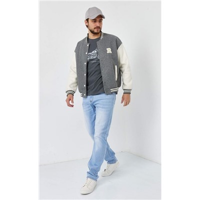 Джинсы F411-0179R pale blue