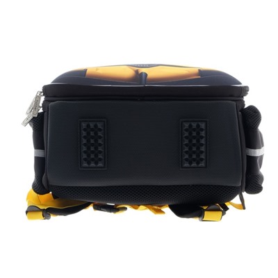 Рюкзак каркасный 38 х 29 х 15 см, Hatber Ergonomic light "Скорость и мощь", жёлтый NRk_71044