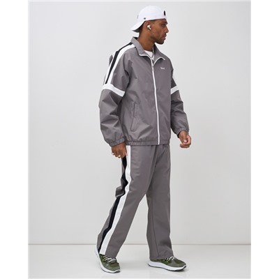 Спортивный костюм мужской весна-лето серого цвета 25736Sr