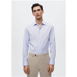 Camisa traje slim fit algodón -  Hombre | MANGO OUTLET España