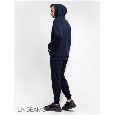 Мужской костюм из футера LINGEAMO темно-синий К-43 (88)