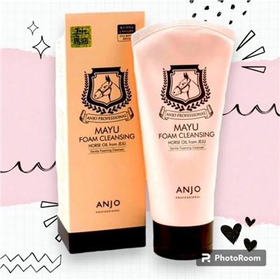 ANJО Professional Пенка для умывания ЛОШАДИНЫЕ ЛИПИДЫ Professional Horse Oil Cleansing Foam, 100 мл