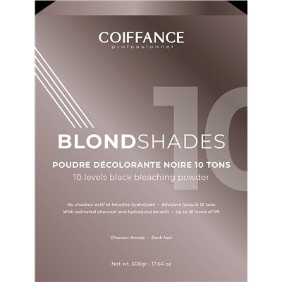 558 Осветляющая черная пудра 10 тонов, 500 гр. BLONDSHADES - POUDRE DECOLORANTE NOIRE 10 TONS