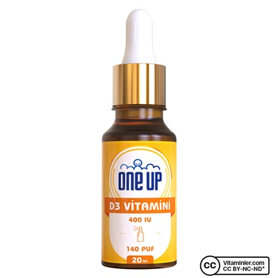 One Up Витамин D3 400 МЕ 20 мл спрей и капли