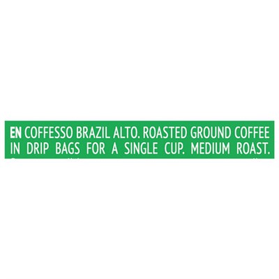 Кофе в дрип-пакетах COFFESSO "Brazil Alto" 5 порций по 10 г, 102542
