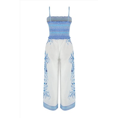 Цветочный рисунок Гейп Деталь Blose Pants Set Tbess25au00034