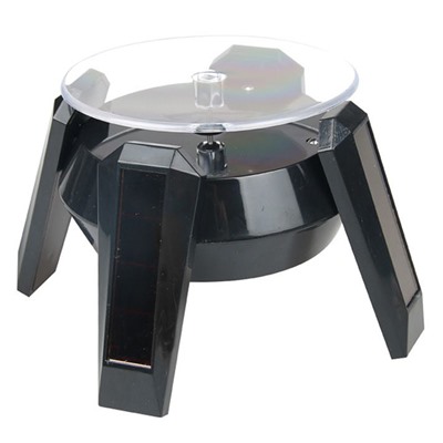STN011-1 Вращающийся дисплей UFO на солн.батареях с подсветкой 13,5х8,5см чёрный