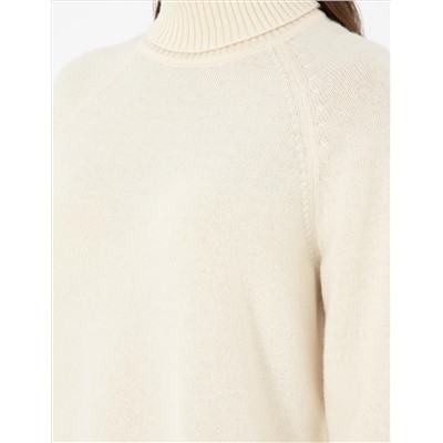 Ekru Regula Fit Fisher Yok Wool Sweater