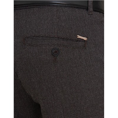Brown Slim Fit Canvas Bloys