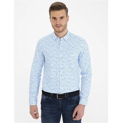 Saks Slim Fit рубашка с длинным рукавом