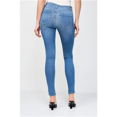 Vaquero skinny fit de tiro alto Stella - Azul claro
