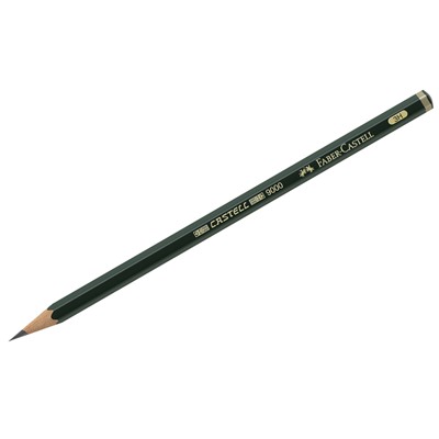 Карандаш ч/г Faber-Castell "Castell 9000" 3H, заточен.
