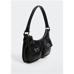 Bolso hombro bolsillos -  Mujer | MANGO OUTLET España