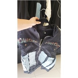 джинсовая жилетка со скидкой 20%