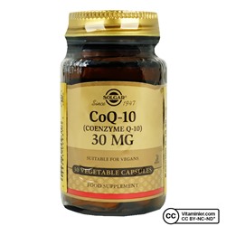 Solgar Коэнзим Q-10 30 мг 30 капсул