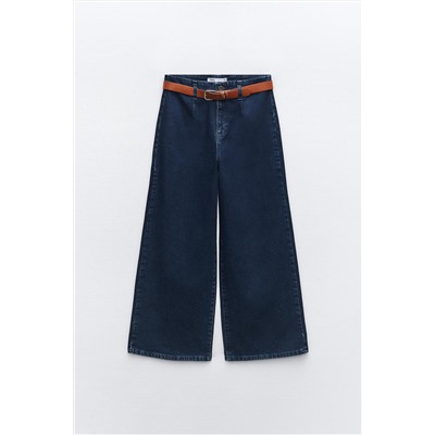JEANS Z1975 WIDE LEG CROPPED TIRO ALTO CINTURÓN