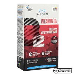 Zade Vital Витамин B12 30 капсул