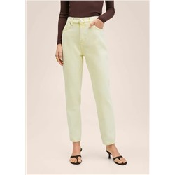 Vaqueros mom tiro alto -  Mujer | MANGO OUTLET España