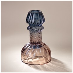 ПОДСВЕЧНИК "CRYSTAL COLORS" 8,5Х8,5Х14 СМ