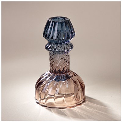 ПОДСВЕЧНИК "CRYSTAL COLORS" 8,5Х8,5Х14 СМ