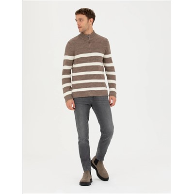 Vizon melanj Slim Fit