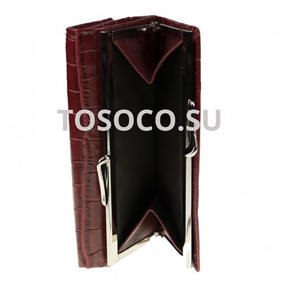 h-1004-3 d.red кошелек натуральная кожа и экокожа 10х12х2