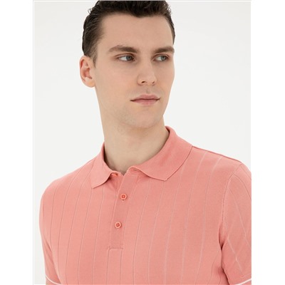 Красная кнопка подъема Polo yaka Knitwear t -For