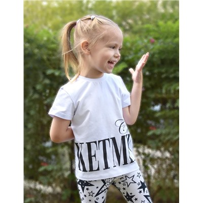 Футболка для девочки KETMIN CLUB цв.Белый