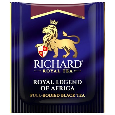 Чай RICHARD "Royal legend of Africa" черный, 100 пакетиков в конвертах по 2 г, 102735