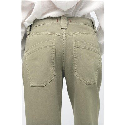JEANS ZW COLLECTION BARREL CROPPED TIRO MEDIO